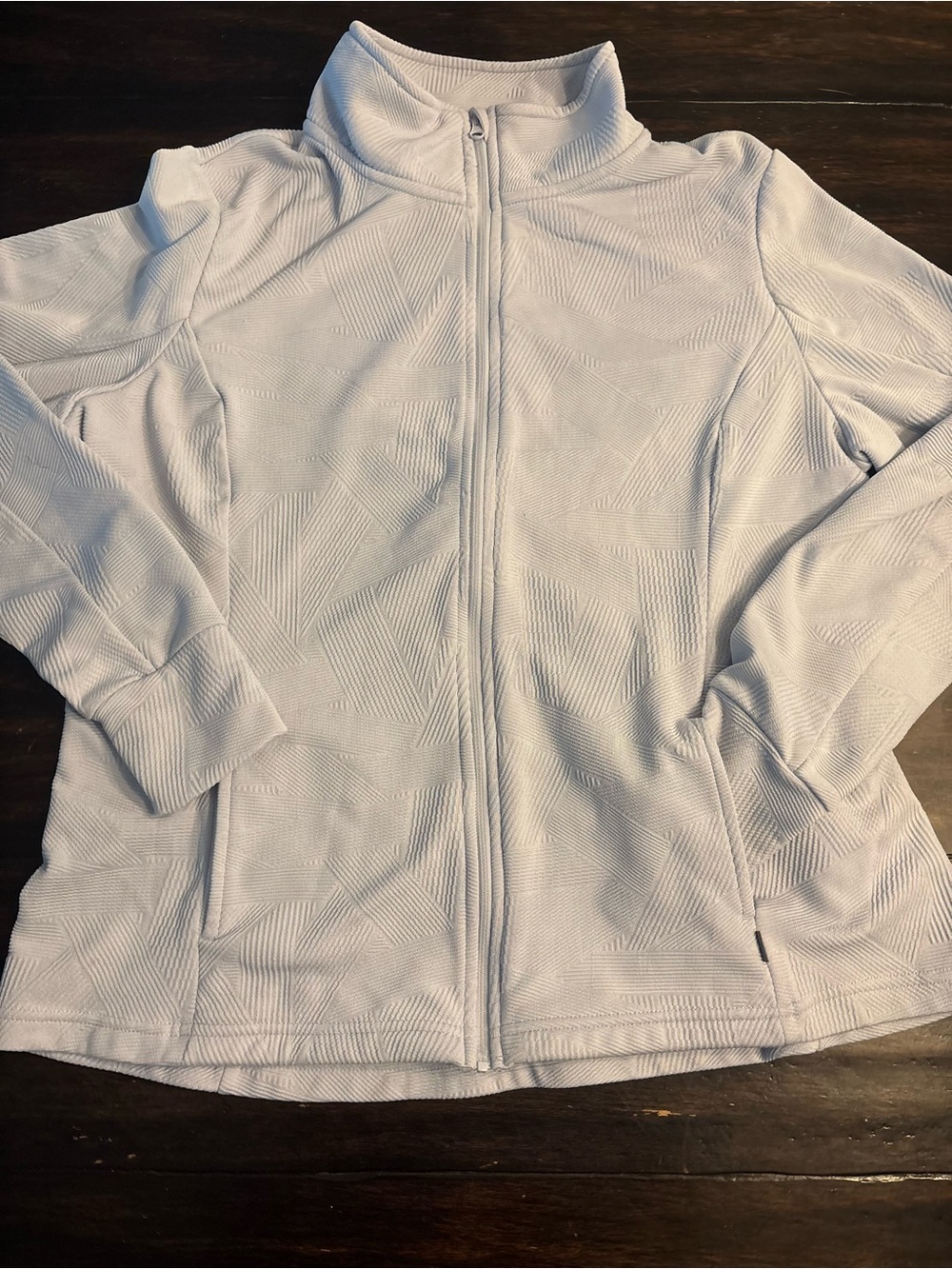 Mondetta Light Blue Full-Zip high neck athletic Jacket women’s size xl